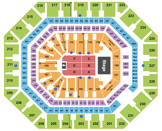 Mortgage Matchup Center Stevie Nicks Seating Chart